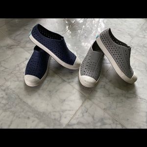 Boys Native Shoes Bundle of 2 GUC